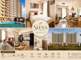 FOR RENT / SALE CONDO - 2 BEDROOM UNIT WITH BALCONY IN MARIKINA CITY -SIENA Towers