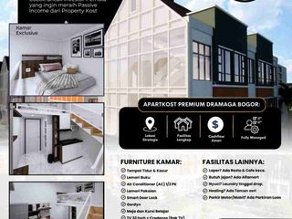 JUAL KAMAR KOSAN DEKAT UNIVERSITAS IPB BOGOR,FULL FURNITURE & SEWA TINGGI