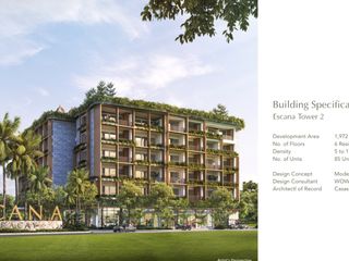 1 bedroom condominium unit for sale in Escana Boracay