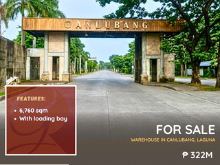 For Sale: Warehouse in Canlubang, Laguna