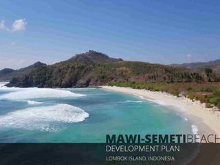 Tanah Lahan Luas Kawasan Wisata Strategis Lombok NTB, Indonesia