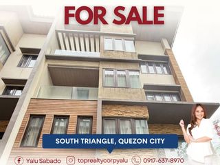 Luxury 4 Bedroom 4 BR Corner Townhouse with Private Elevator in South Triangle, Quezon City