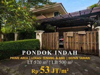 Dijual Bukit Hijau pondok indah depan Taman