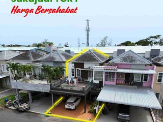 dijual Rumah 2 Lantai Taman Golf Residence Sukajadi 1 Harga BU pindah luar kota