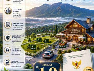 JUAL TANAH KAVLING STRATEGIS  NUANSA EROPA BOGOR SELATAN