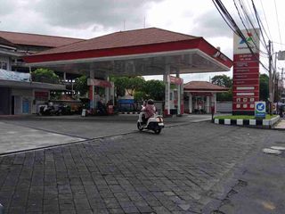 Pompa SPBU Masih Operasional Kesiman Denpasar Bali