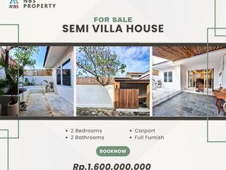 FOR SALE SEMI VILLA HOUSE FULL FURNISHED 1ST FLOOR AT TANGKUBAN PERAHU STREET, DENPASAR