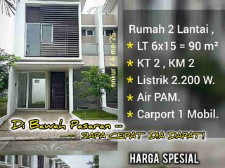 DIJUAL RUMAH 6x15 , CITRA 8, AERO VILLE. Jakarta Barat