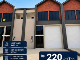 Disewakan Gudang Bizpark PIK2 Tipe 9x20 Multiguna