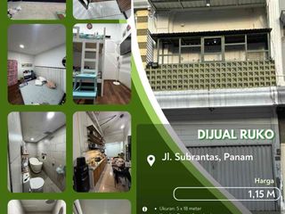 Dijual Ruko Daerah Subrantas Panam Pekanbaru Kota Siap Usaha!