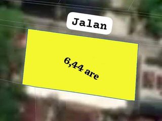 For sale Di jual Tanah 6,44 are