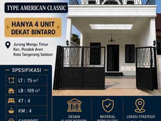 Rumah murah 2,5 Lantai dekat jakarta barat dan selatan
