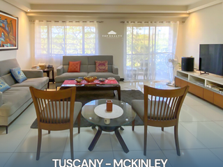 Fully-Furnished 3 Bedroom Unit for Sale in Tuscany - McKinley Taguig City