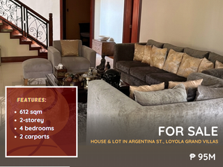 FOR SALE: House and Lot in Argentina St., Loyola Grand Villas, Marikina City