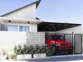 Villa Modern Minimali, View Sungai & Sawah, Harga Hanya 1,055 M @Saba, Gianyar dekat Sanur & Denpasar