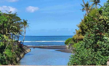 Tanah Kavling Jalan Kaki ke Pantai, View Laut & Sungai, Cocok dibangun Villa di Saba, Blahbatuh, Gianyar dekat Sanur & Denpasar
