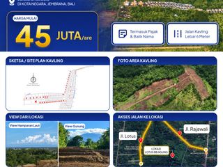 Tanah kavling di Pusat Kota Jembrana