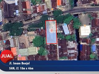Tanah Luas Ideal Cocok Usaha atau Bangun Ruko dekat Kantor PDAM di Imam Bonjol
