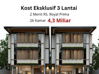 Kost Eksklusif 3 Lantai Kebun Kopi Kota Jambi Dekat RS. Royal Prima
