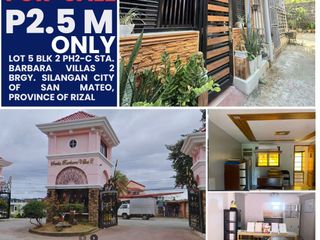 Bank – Foreclosed 3-Storey House in Sta. Barbara Villas 2, San Mateo, Rizal