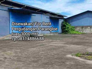 Gudang + Loading dock Parangloe Makassar 3000 mtr