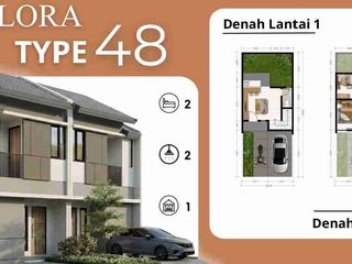 2LANTAI HARGA 400JUTAAN PURI JAYA RAJEG DP.0%