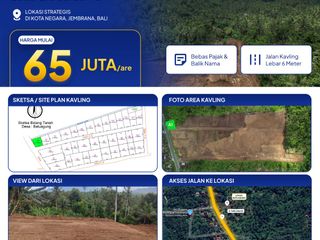 Tanah Kavling Premium di Pusat Kota Jembrana