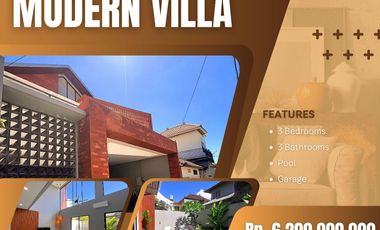 VILLA MODERN TROPIS DANAU TONDAU SANUR DENPASAR SELATAN
