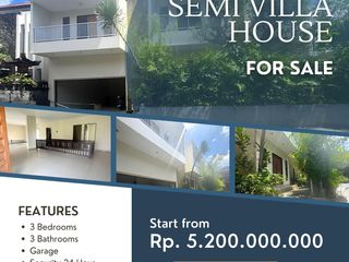 FOR SALE RUMAH MODERN SEMI VILLA TAMAN SARI KEROBOKAN DEKAT SEMINYAK