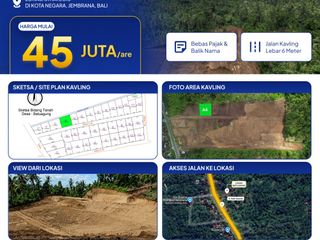Tanah Kavling di Pusat Kota Jembrana
