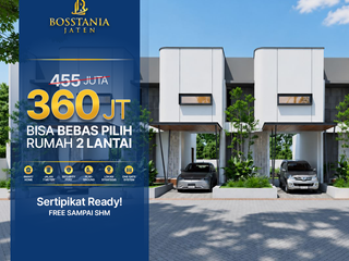 Rumah Baru 2 Lantai Karanganyar Promo 360 Juta Gratis SHM & Canopy
