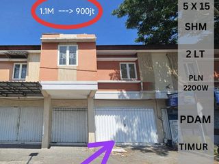 Harga Termuraah, Dijual Ruko Di Gunung Anyar, Area Padat dekat Kampus & Tol Juanda