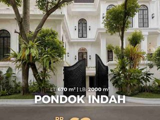 JUAL RUMAH BRAND NEW AMERICAN CLASSIC DI PONDOK INDAH