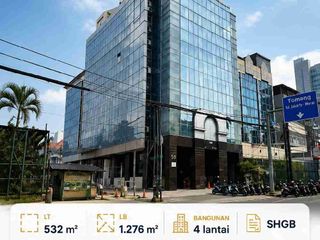 Tanah bangunan gedung siap pakai jalan Cideng Barat