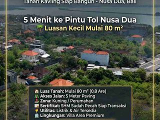 Tanah Murah Siap Bangun 5 Menit Dari Tol Nusa Dua Bali