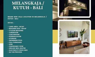 Brand New Villa Location in Melangkaja / Kutuh - Bali