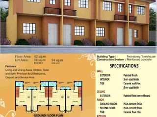 33k Dp Only RFO Townhouse in Carcar, Cebu (Bare Unit)