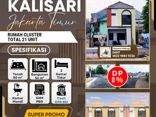 Dijual Rumah Siap Huni Kalisari Jakarta Timur