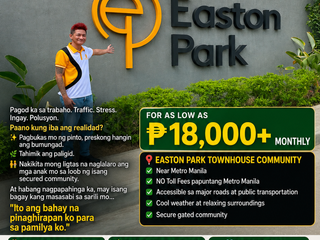 For Sale 2 Bedrooms Townhouse in Binangonan