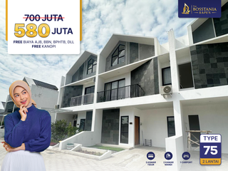Rumah Baru 2 Lantai Promo 580jt Dekat Tol Karanganyar Free Sampai SHM