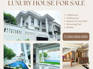 FOR SALE LUXURY SEMI VILLA HOUSE WITH MINIBAR AND BEAUTY 3RD FLOOR AT JIMBARAN