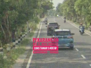 JUAL Tanah Pekarangan bonus pohon Jati, Jalan Raya Karangrejo Kab MADIUN, Strategiss