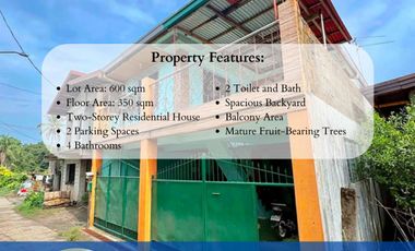 FOR SALE – Spacious 2-Storey House and Lot in Sto. Tomas, Batangas