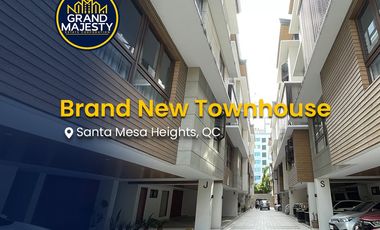 FOR SALE | BRAND NEW 4-STOREY TOWNHOUSE WITH ELEVATOR NEAR QUEZON AVE QUEZON CITY