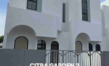 Dijual rumah baru Citra garden 2,  LT. 7x15, hook hdp selatan timur