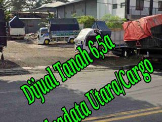 Dijual Tanah 6,5a di Jln induk Mahendradata Utara/Cargo Permai Denpasar Barat Bali