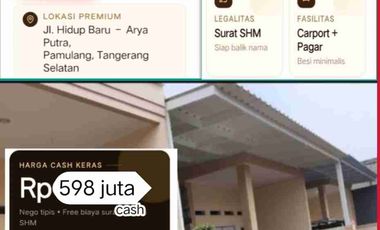 DIJUAL RUMAH LUAS 80 METER  HARGA MURAH