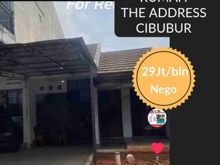 Disewakan rumah murah the address cibubur