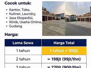 RUKO DI SEWAKAN PERTAHUN DIJAGAKARSA JAKARTA SELATAN