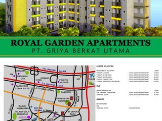 Dijual Cepat   Royal Garden Apartement , di Daerah Depok Dekat ke Kampus Ui dan sekitarnya Lokasi Strategis